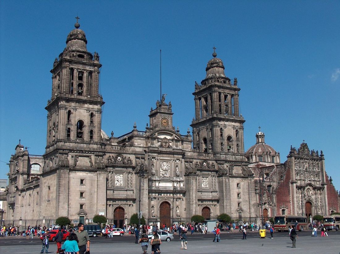 Catedral Metropolitana en el Centro Histórico de la Ciudad de México